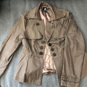 Brown cotton jacket lightly used